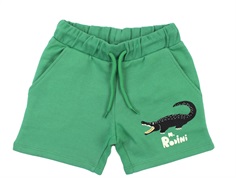 Mini Rodini sweatpants green crocodile